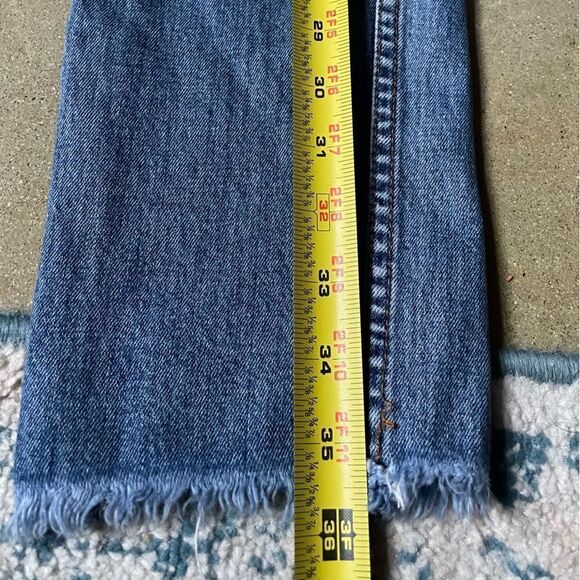 Revice Uptown Roadtrip Distressed Medium Wash Super High Rise Jeans (Size: 27) - Picture 7 of 16